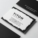 Painted Edge Business Cards