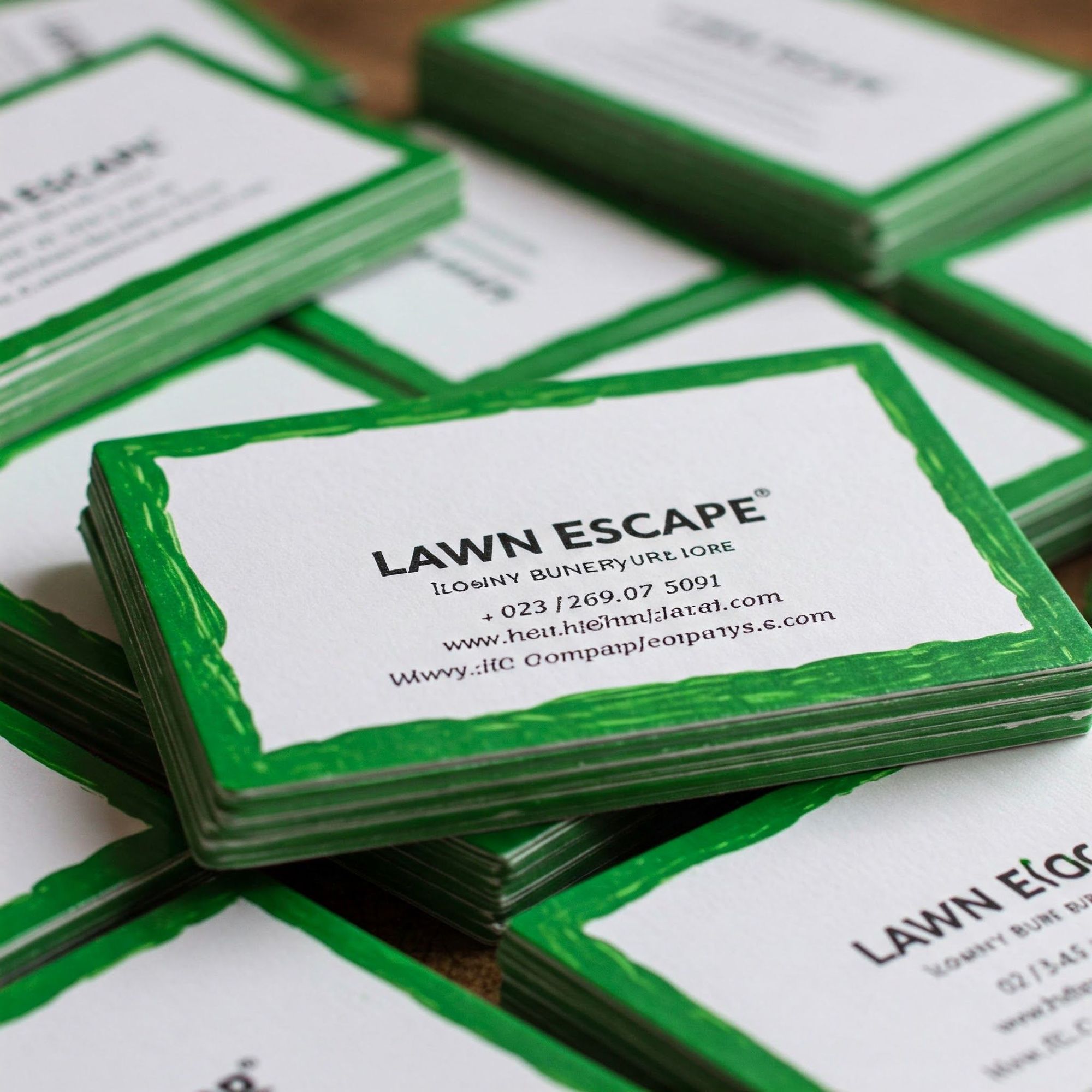 Painted Edge Business Cards