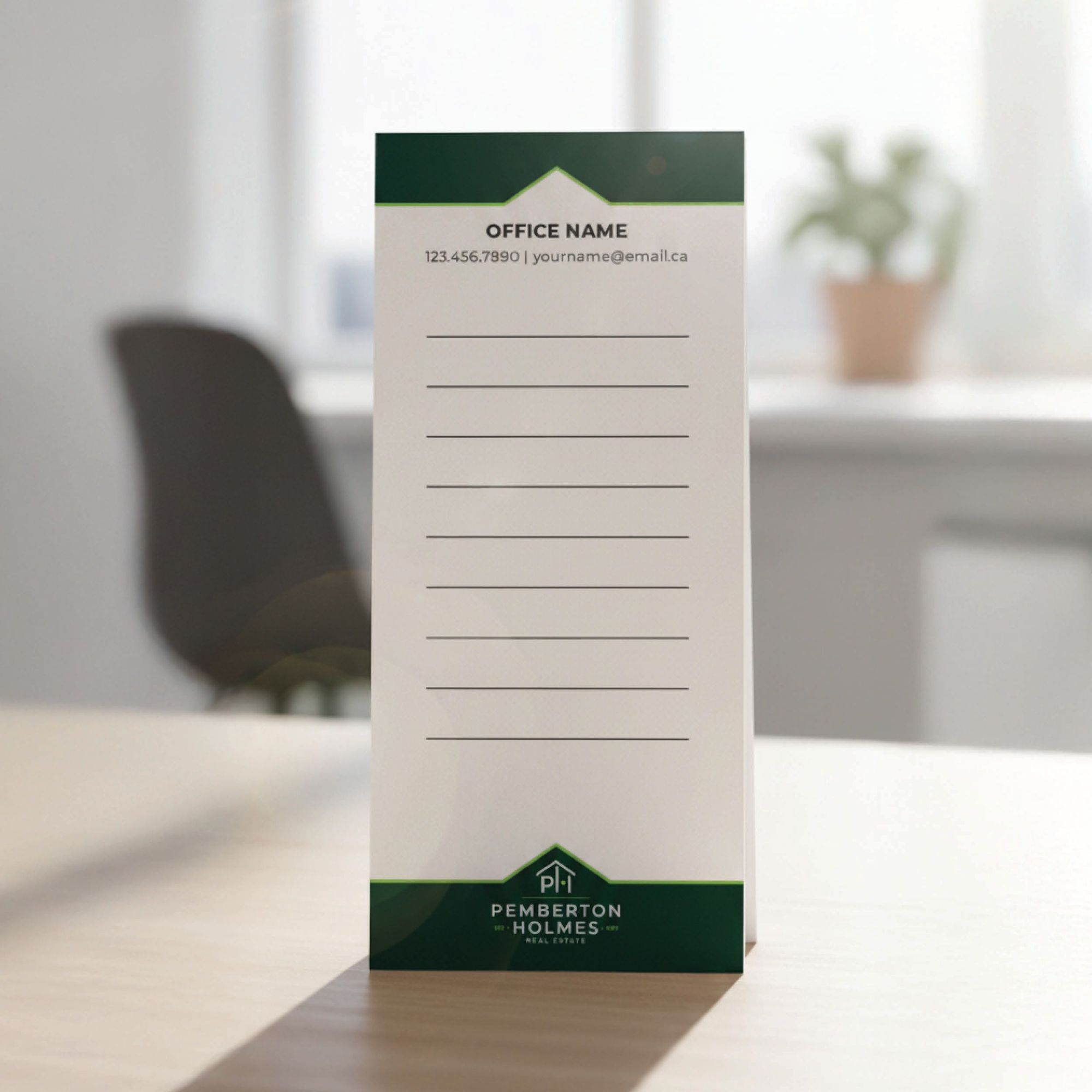 Pemberton Holmes Notepad