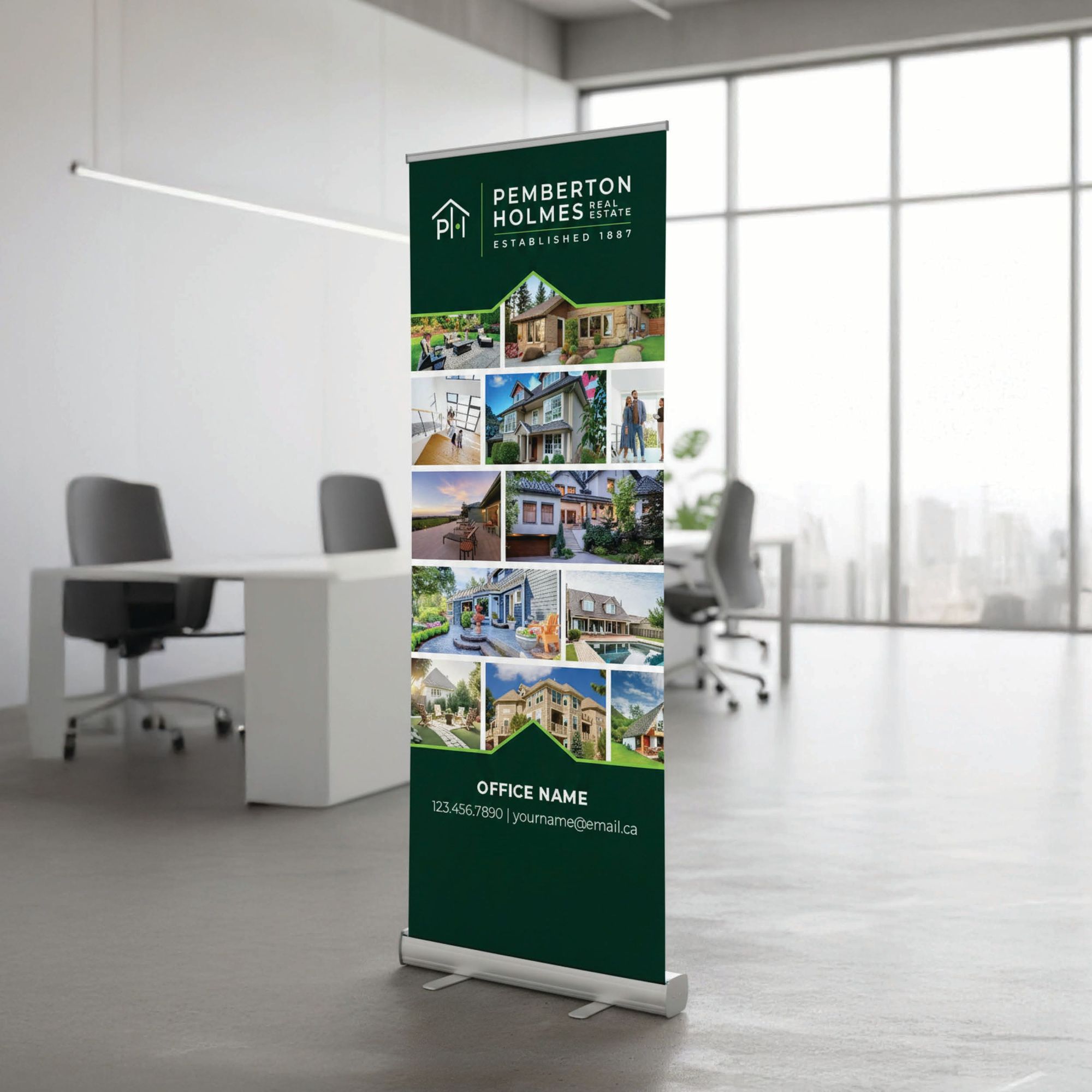 Pemberton Holmes Retractable Banner