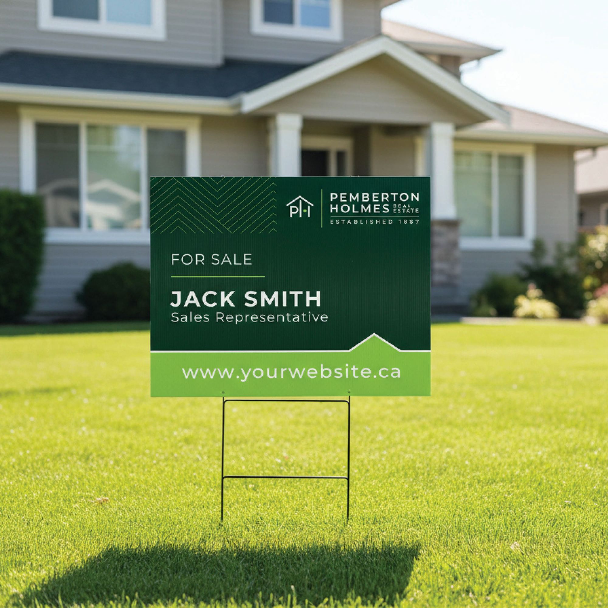 Pemberton Holmes Lawn Signs