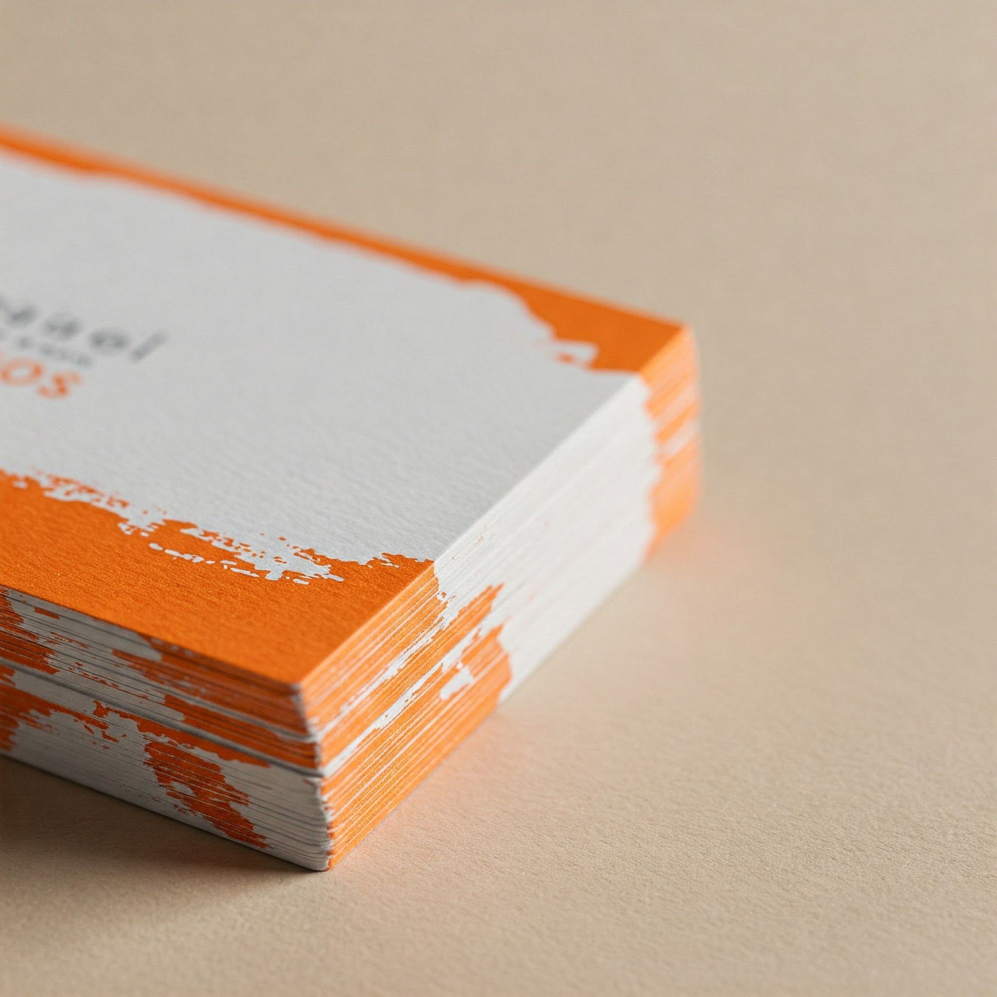 Painted Edge Business Cards