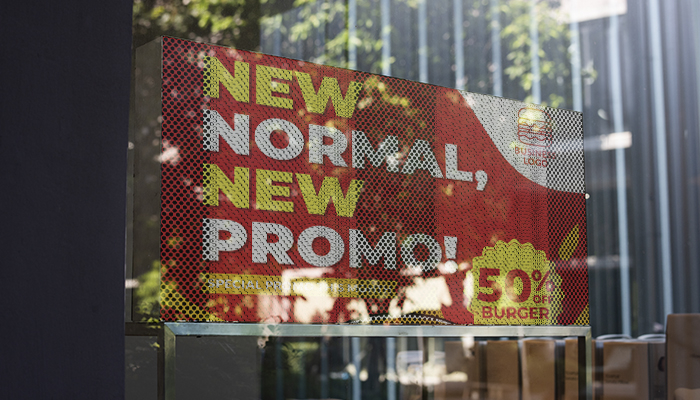 Custom Size Perforated Vinyl Custom Size Perforated Vinyl