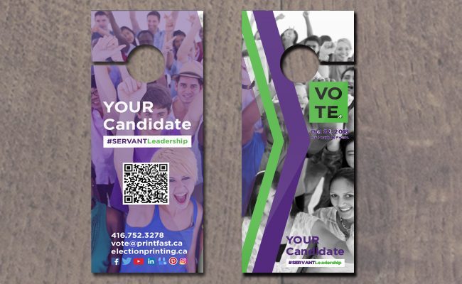Door Hangers/Vote at Cards Door Hangers/Vote at Cards