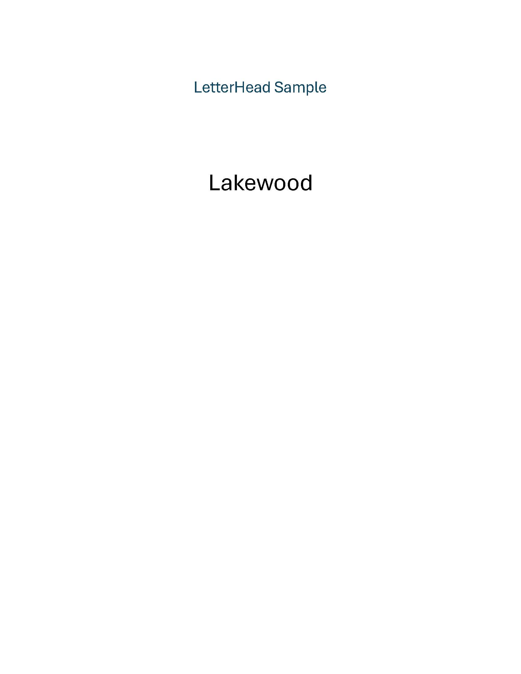 Nursing Home Letterheads 2