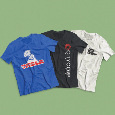 Cotton Crewneck T Shirt