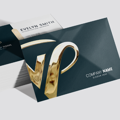Business Cards 27pt- Lamination Gold / Silver Foil