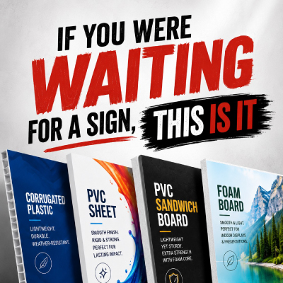 SIGN BOARD MATERIAL