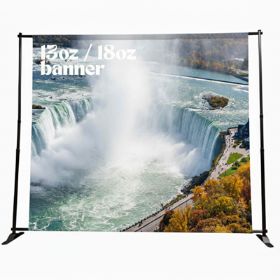 Media Wall Banner With Frame Adjustable upto 10 FT