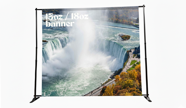 Media Wall Banner With Frame Adjustable upto 10 FT