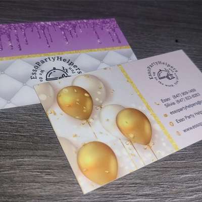 Business Cards - Silk Laminated With Raised SPOT UV