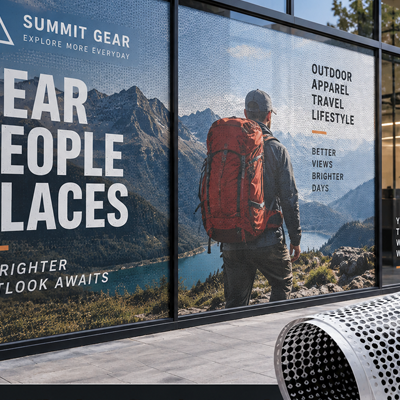 Vinyl - Window Perforated