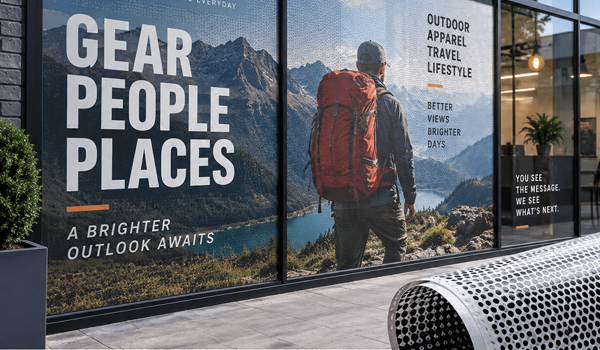 Vinyl - Window Perforated