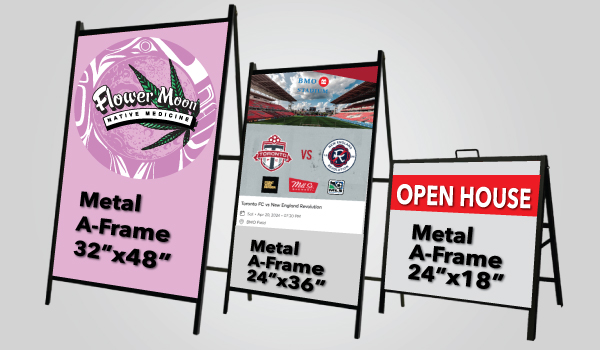 Metal A frame / 2-Inserts 4mm