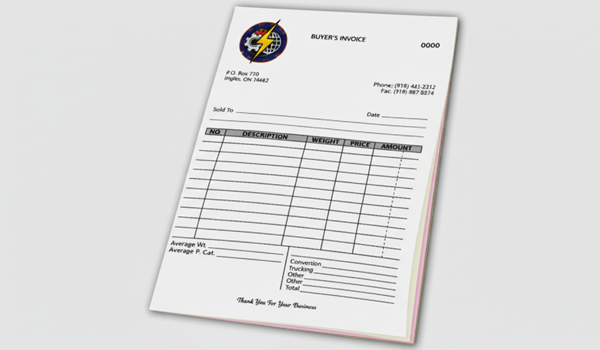 NCR Full Colour/ Carbonless Forms 2 Part