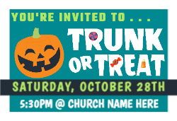 Trunk Or Treat 3ft by 2ft