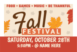 Fall Festival - 3ft x 2ft