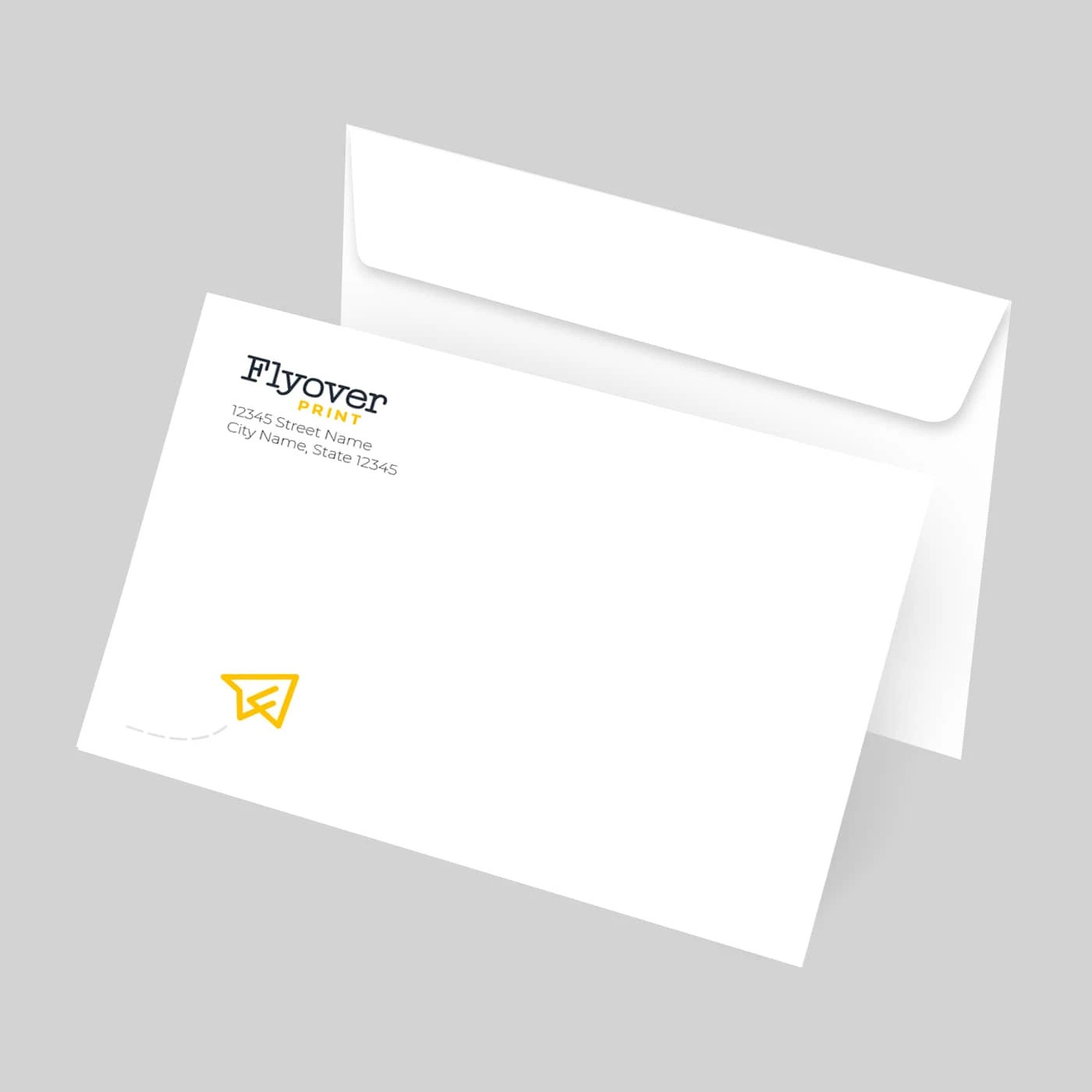 9 x 12 Envelopes Large 9 inch by 12 inch envelopes printed with flyover print logo