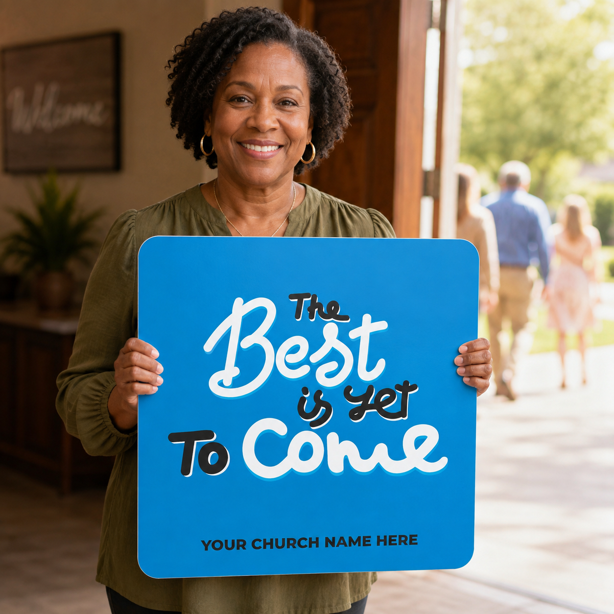Hand-held-greeter-signs