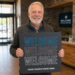 Hand-held-greeter-signs