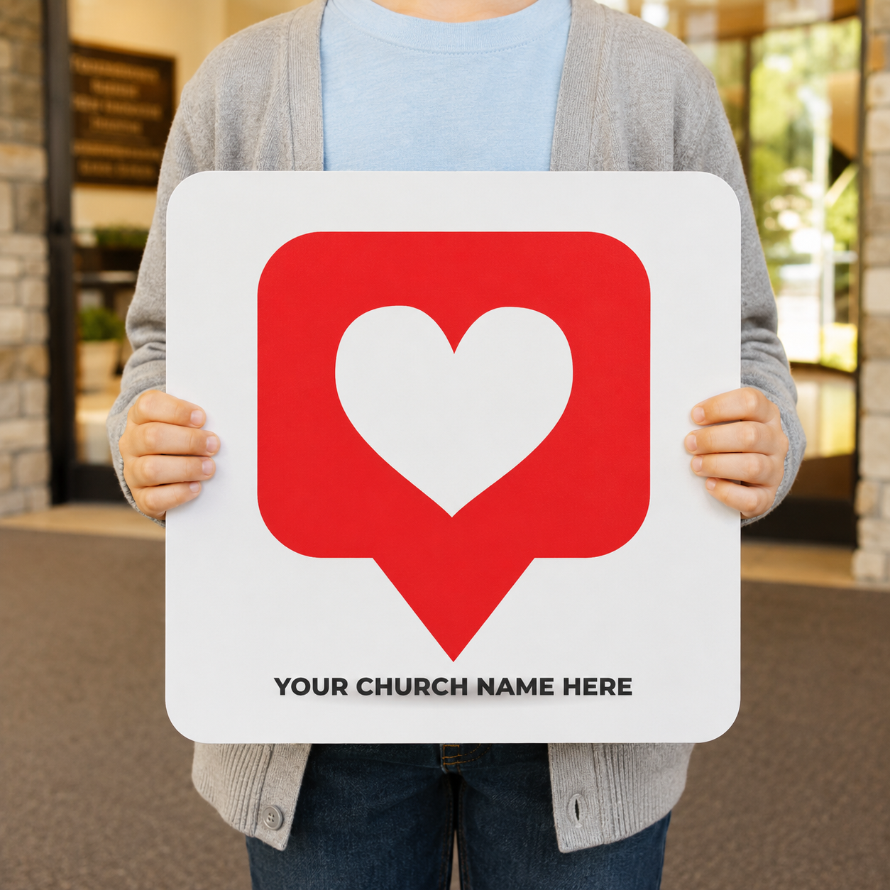 Hand-held-greeter-signs