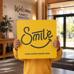 Hand-held-greeter-signs