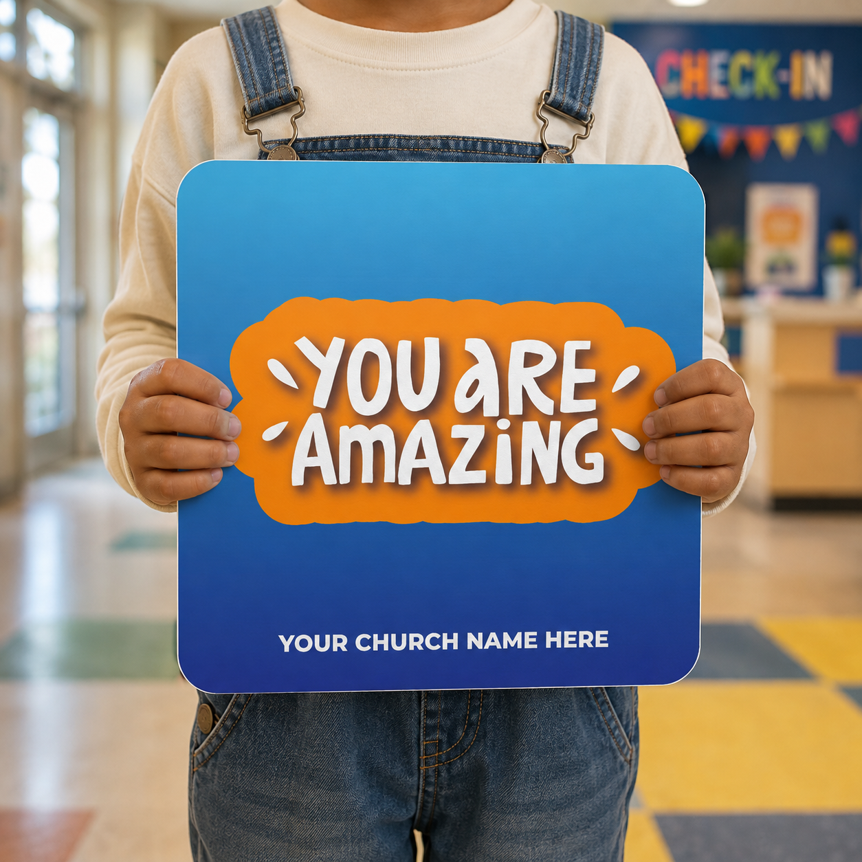 Hand-held-greeter-signs