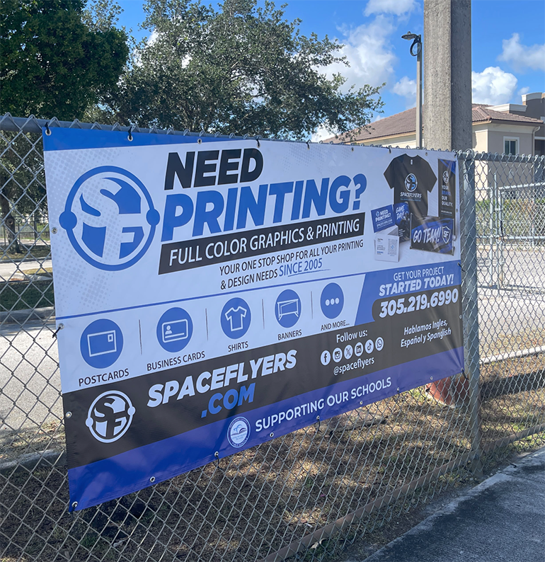 School Fence Banners MDCPS