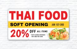 Thai Food Banner