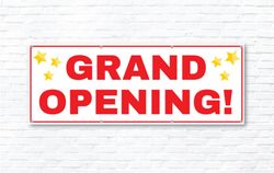 Grand Opening (3' x 8')
