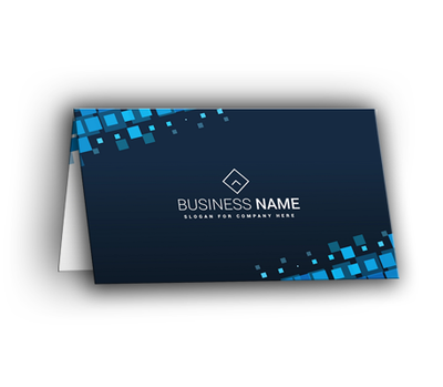 Folded Business Cards