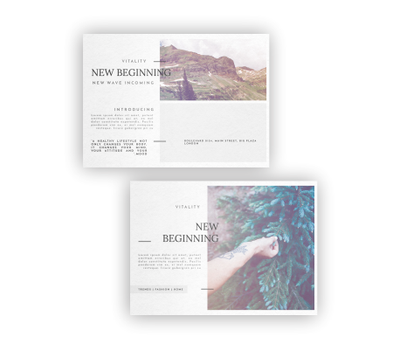 Suede Laminated Postcards