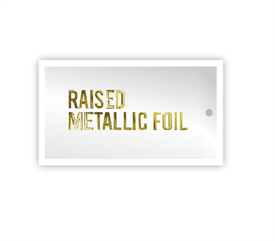 Raised Metallic Foil - Matte