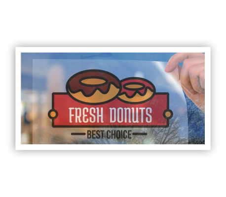 Clear Static Window Cling 1
