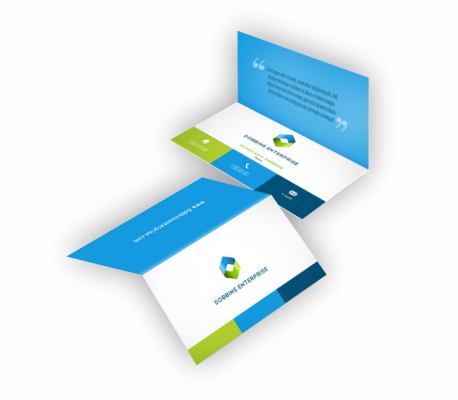 Folded Business Cards 1