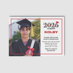 Design 2 - Graduation Invitation Cards