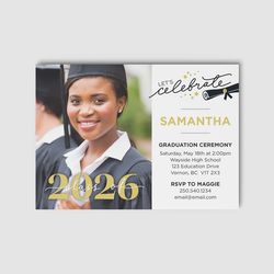 Design 3 - Graduation Invitation Cards