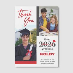 Design 2 - Graduation Thank You Cards