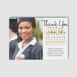 Design 3 - Graduation Thank You Cards