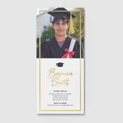 Design 1 - Graduation Invitation Cards
