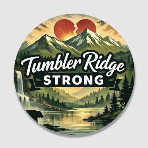 Tumbler Ridge Strong - Sticker