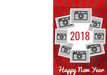 New Years Folded Cards