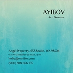 Arts And Crafts Mini Business Card