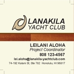 Lanakila Mini-Square Business Cards