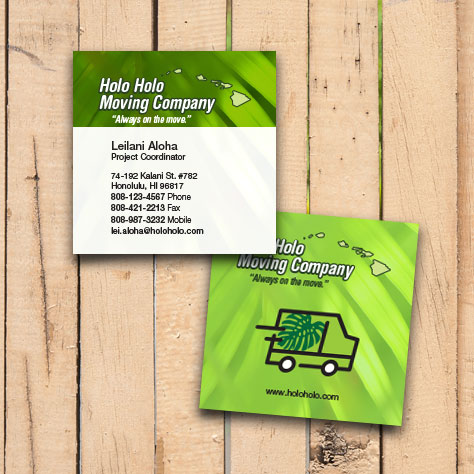 Mini-Square Business Cards